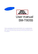 Preview for 1 page of Samsung SM-T805S User Manual