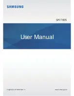 Samsung SM-T835 User Manual preview