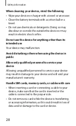 Предварительный просмотр 28 страницы Samsung SM-T900 Quick Start Manual