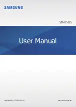 Samsung SM-V505 User Manual preview