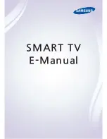 Samsung smart tv 32 inch E-Manual preview