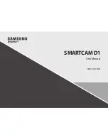 Samsung SMARTCAM D1 User Manual preview