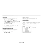 Предварительный просмотр 9 страницы Samsung SMARTCAMERA DV300 User Manual