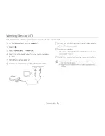 Предварительный просмотр 19 страницы Samsung SMARTCAMERA DV300 User Manual