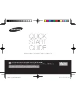 Samsung SMARTCAMERA WB150 Quick Start Quide preview