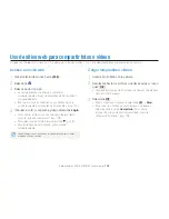 Preview for 105 page of Samsung SMARTCAMERA WB150F (Spanish) Manual Del Usuario