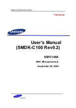 Предварительный просмотр 1 страницы Samsung SMDK-C100 User Manual