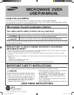 Samsung SMH2117S/XAA User Manual preview