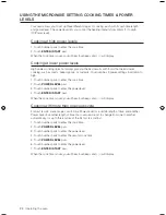 Preview for 20 page of Samsung SMH3150WG/XAA User Manual