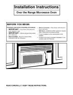 Samsung SMH7177STE/XAA Installation Instructions Manual предпросмотр