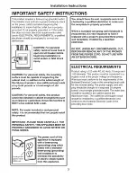 Preview for 3 page of Samsung SMH7177STE/XAA Installation Instructions Manual