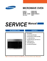 Samsung SMH8165W/XAC Service Manual preview