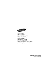 Preview for 213 page of Samsung SMO-152QN - Monitor + Camera 4 User Manual