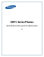 Preview for 1 page of Samsung SMT-i 5200 Quick Reference Manual