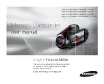 Samsung SMX-C100GN User Manual preview