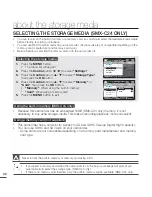 Предварительный просмотр 40 страницы Samsung SMX-C19BP User Manual