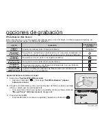 Preview for 65 page of Samsung SMX-F30BN (Spanish) Manual Del Usuario