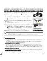 Preview for 40 page of Samsung SMX-F40 User Manual