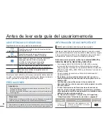 Preview for 2 page of Samsung SMX-F500BP (Spanish) Manual Del Usuario