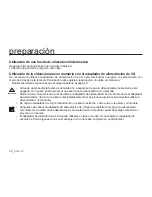 Предварительный просмотр 32 страницы Samsung SMX-K400BN (Spanish) Manual Del Usuario