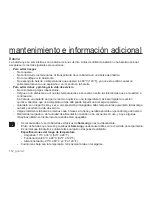 Предварительный просмотр 122 страницы Samsung SMX-K400BN (Spanish) Manual Del Usuario