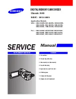 Preview for 1 page of Samsung SMX-K40BN Service Manual