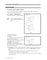 Preview for 62 page of Samsung SND-3080P User Manual