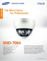 Samsung SND-7084 Specifications preview