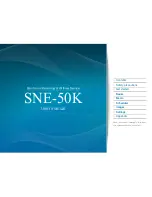 Samsung SNE-50K User Manual preview