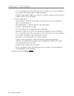 Preview for 72 page of Samsung SNO-7082R User Manual