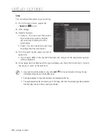 Preview for 92 page of Samsung SNO-7082R User Manual