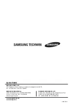 Предварительный просмотр 21 страницы Samsung SNP-3350 Installation Manual