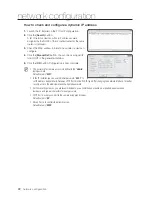 Preview for 22 page of Samsung SNP-6321H Network Setup Manual