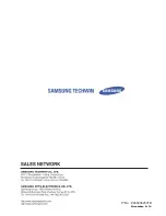 Preview for 38 page of Samsung SNS-100/400 User Manual