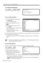 Preview for 62 page of Samsung SNV-3080 User Manual