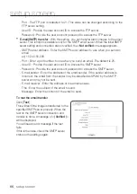 Preview for 66 page of Samsung SNV-3080 User Manual