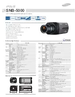 Предварительный просмотр 5 страницы Samsung SNV-5010 Brochure & Specs