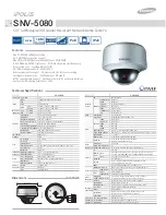 Предварительный просмотр 6 страницы Samsung SNV-5010 Brochure & Specs