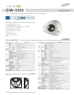 Предварительный просмотр 8 страницы Samsung SNV-5010 Brochure & Specs