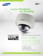 Preview for 1 page of Samsung SNV-5080N Specifications