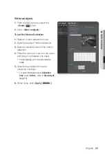 Preview for 65 page of Samsung SNV-5080R User Manual