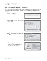 Предварительный просмотр 38 страницы Samsung SNV-7080 User Manual