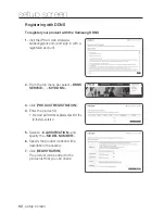 Preview for 62 page of Samsung SNZ-5200 User Manual