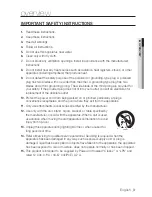 Preview for 3 page of Samsung SNZ-6320 User Manual