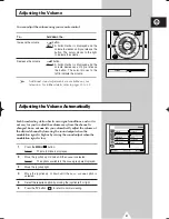 Предварительный просмотр 31 страницы Samsung SP-42W5HF Owner'S Instructions Manual