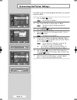 Предварительный просмотр 30 страницы Samsung SP-43H3HT Owner'S Instructions Manual