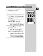 Предварительный просмотр 61 страницы Samsung SP-43L2H Owner'S Instructions Manual