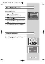 Предварительный просмотр 15 страницы Samsung SP-43Q1 Owner'S Instructions Manual