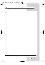 Предварительный просмотр 63 страницы Samsung SP-43Q1 Owner'S Instructions Manual