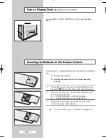 Preview for 8 page of Samsung SP-43Q5HL Owner'S Instructions Manual